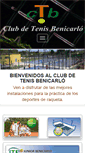 Mobile Screenshot of clubtenisbenicarlo.com